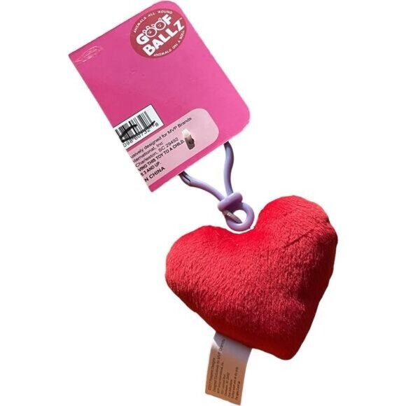 Goof Ballz XOXO Heart Key Chain Clip - Picture 2 of 3